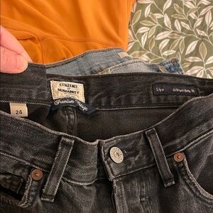 Citizens of Humanity Liya Premium Vintage Jeans hi-lo hem classic fit